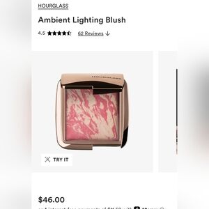 Hourglass Ambient Lighting Blush Diffused Heat